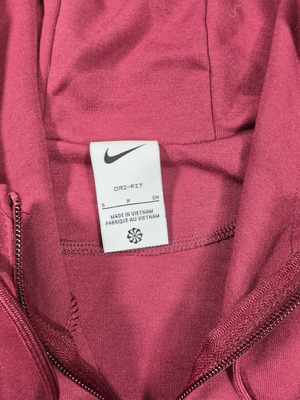 Nike Full-Zip Hoodie with Phillies 'P' Logo - Crimson - Picture 2 of 3